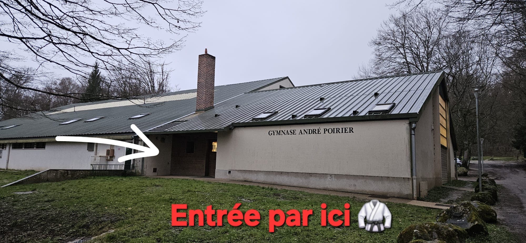 entrée du dojo